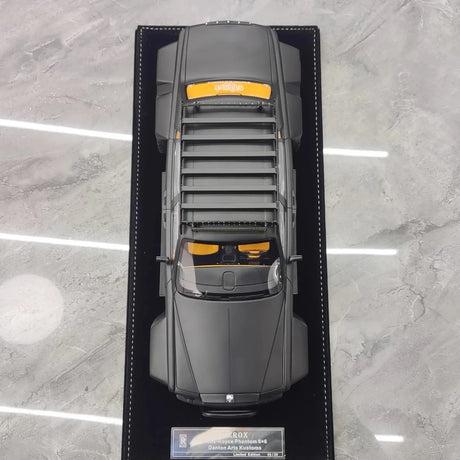 [XEROX] 1:18 Rolls-Royce 2017 Phantom VIII 6x6 Will Bring Luxury Matte Black Model Car Resin