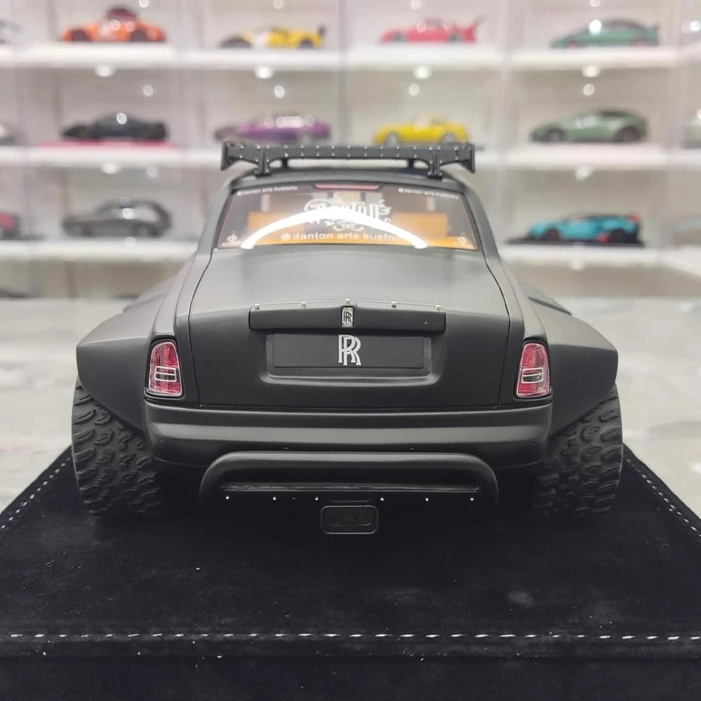 [XEROX] 1:18 Rolls-Royce 2017 Phantom VIII 6x6 Will Bring Luxury Matte Black Model Car Resin