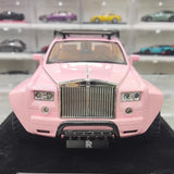 [XEROX] 1:18 Rolls-Royce 2017 Phantom VIII 6x6 Will Bring Luxury Pink Model Car Resin