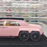[XEROX] 1:18 Rolls-Royce 2017 Phantom VIII 6x6 Will Bring Luxury Pink Model Car Resin