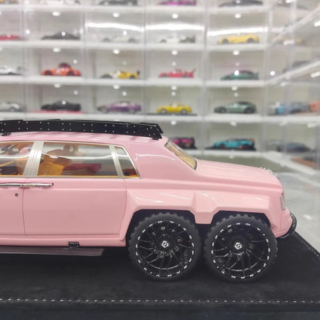 [XEROX] 1:18 Rolls-Royce 2017 Phantom VIII 6x6 Will Bring Luxury Pink Model Car Resin