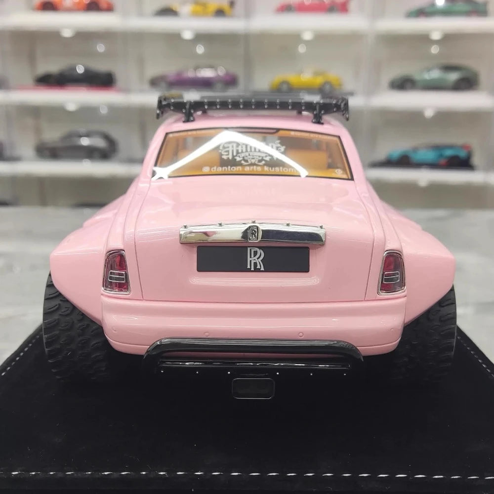 [XEROX] 1:18 Rolls-Royce 2017 Phantom VIII 6x6 Will Bring Luxury Pink Model Car Resin