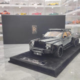 [XEROX] 1:18 Rolls-Royce 2017 Phantom VIII 6x6 Will Bring lusso Glossy nero modellino di auto resina