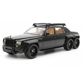 [XEROX] 1:18 Rolls-Royce 2017 Phantom VIII 6x6 Will Bring lusso Glossy nero modellino di auto resina