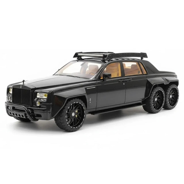 [XEROX] 1:18 Rolls-Royce 2017 Phantom VIII 6x6 Will Bring lusso Glossy nero modellino di auto resina