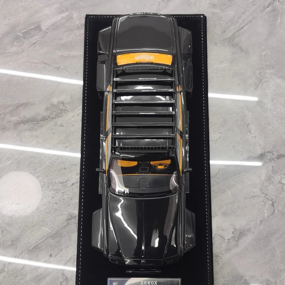 [XEROX] 1:18 Rolls-Royce 2017 Phantom VIII 6x6 Will Bring Luxury Glossy Black Model Car Resin