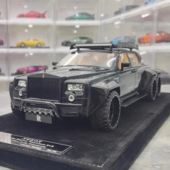 [XEROX] 1:18 Rolls-Royce 2017 Phantom VIII 6x6 Will Bring Luxury Glossy Black Model Car Resin