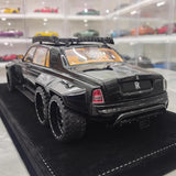 [XEROX] 1:18 Rolls-Royce 2017 Phantom VIII 6x6 Will Bring lusso Glossy nero modellino di auto resina