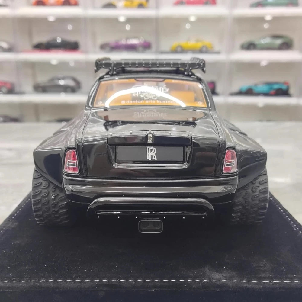 [XEROX] 1:18 Rolls-Royce 2017 Phantom VIII 6x6 Will Bring lusso Glossy nero modellino di auto resina