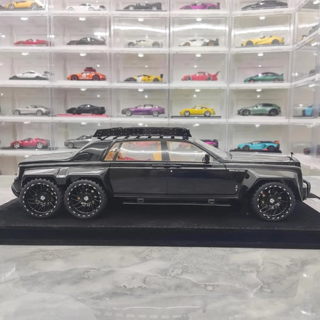 [XEROX] 1:18 Rolls-Royce 2017 Phantom VIII 6x6 Will Bring Luxury Glossy Black Model Car Resin